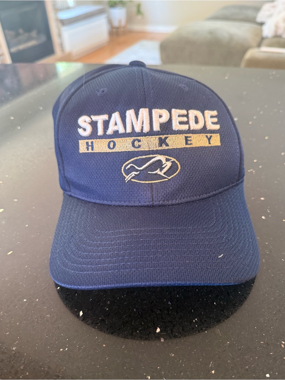 Stampede Hockey Zephyr Navy Embroidered Performance Cap